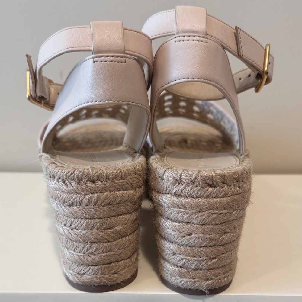 Tory Burch✨ Women's Platform Espadrille Wedge size 7 1/2 - Picture 5 of 9